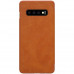 Nillkin Qin Book Pouzdro pro Samsung Galaxy S10 Brown